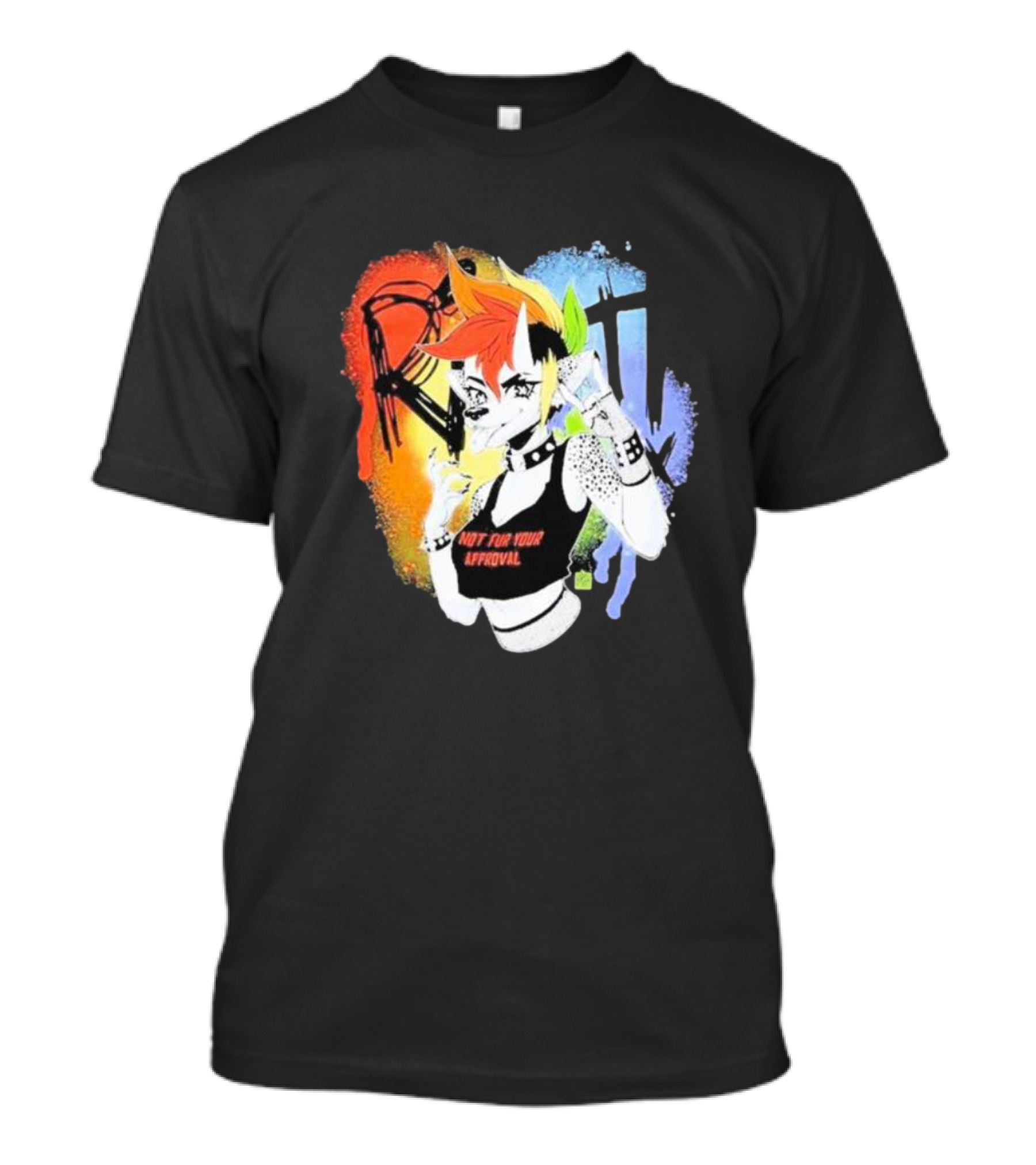 Riot Rainbow Hyena Not For Your Approval T-Shirt