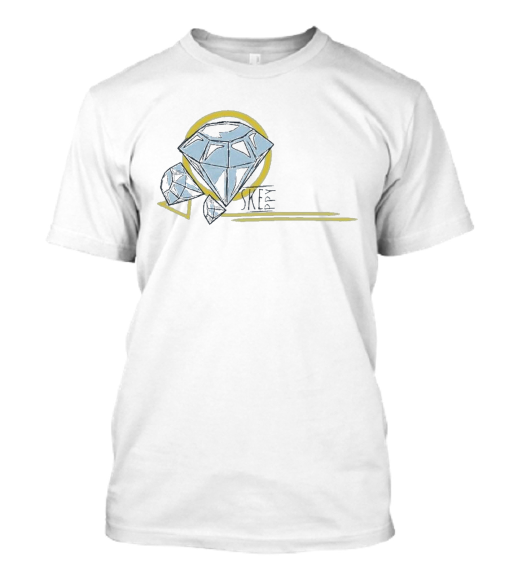 Diamond Skeppy Geo Sketch T-Shirt