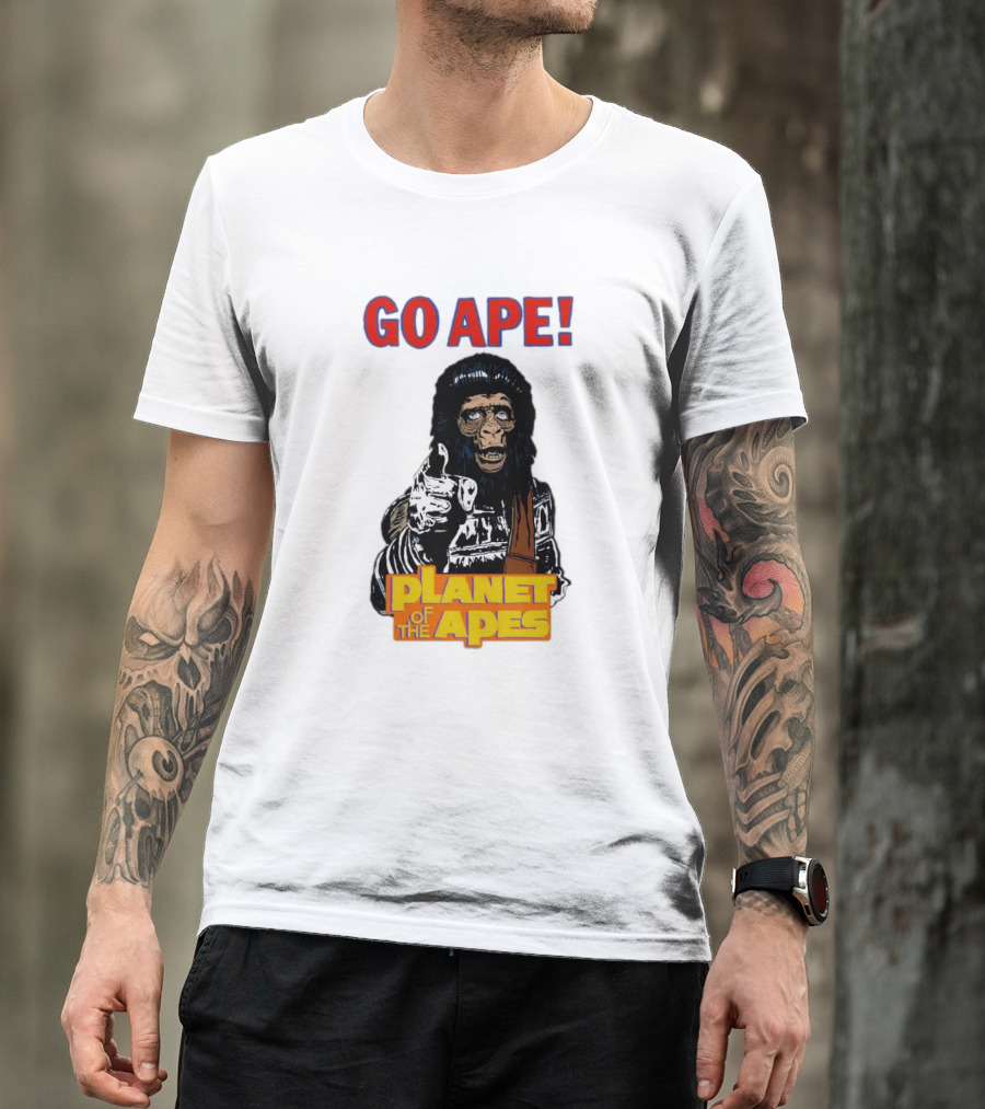 Go Ape Planet Of The Apes Iconic Mashup T-Shirt