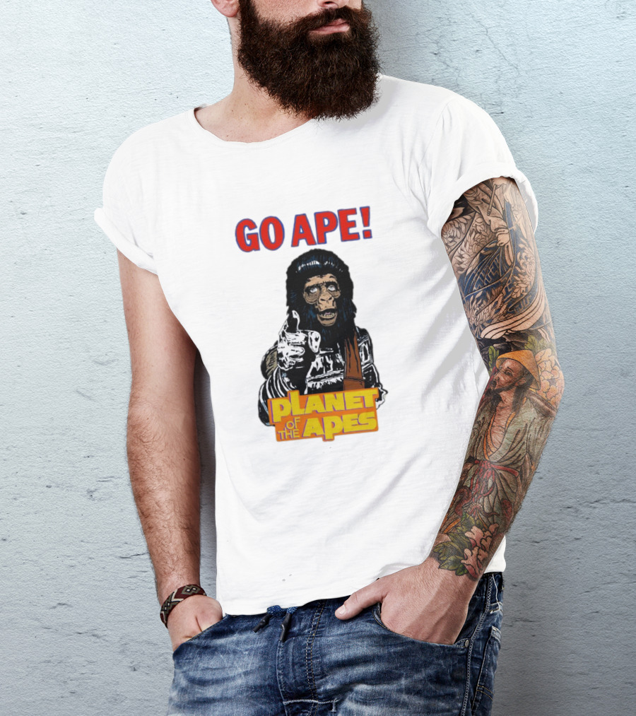 Go Ape Planet Of The Apes Iconic Mashup T-Shirt