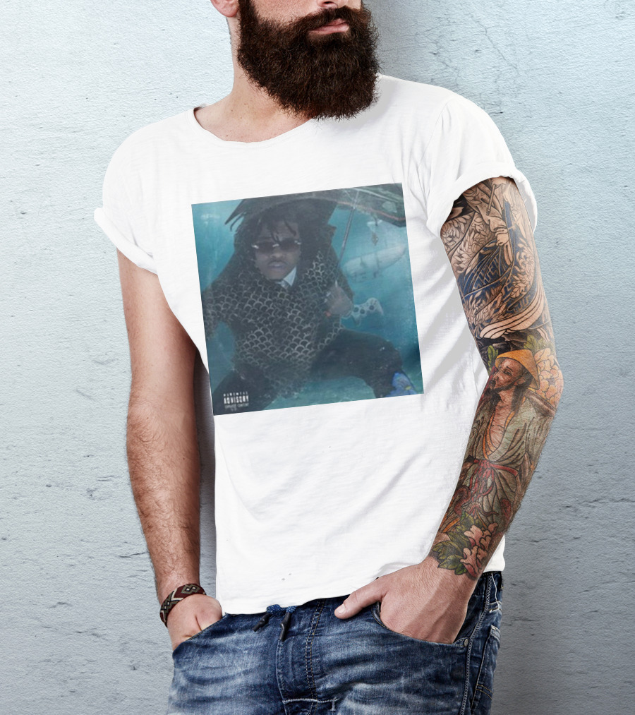 Parental Advisory Gunna Oceangate Album Cover Submarine Underwater T-Shirt