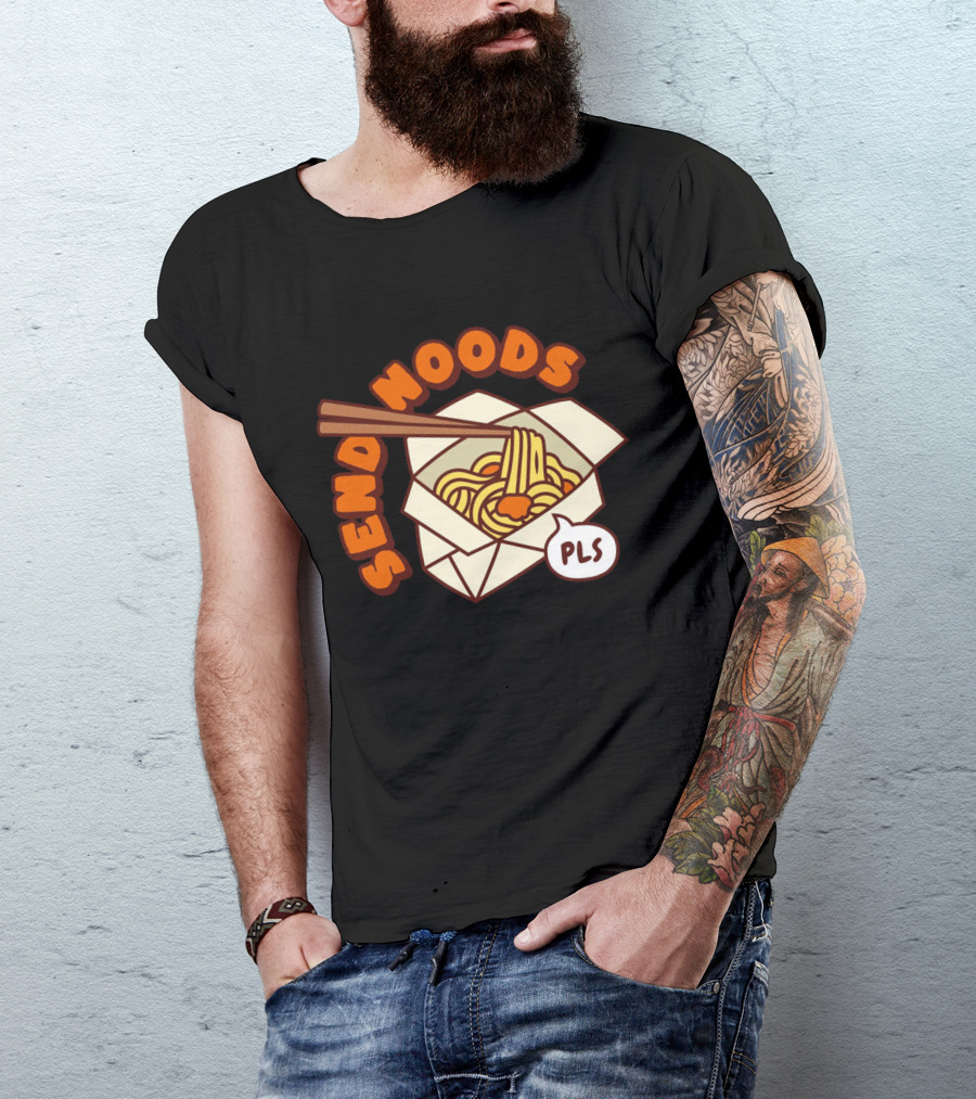 Send Noods PLS Comic Noodle Box T-Shirt