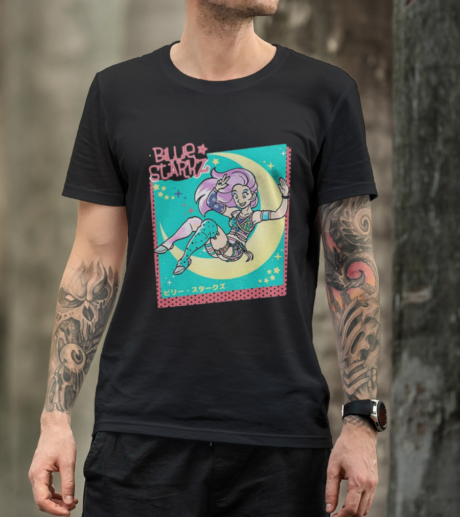 Billie Starkz All Elite Wrestling Moon Jump T-Shirt