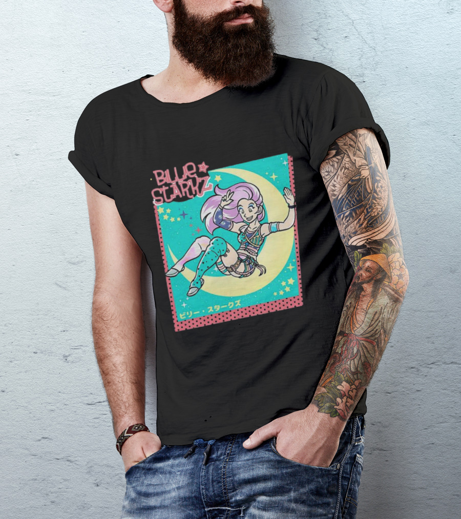 Billie Starkz All Elite Wrestling Moon Jump T-Shirt