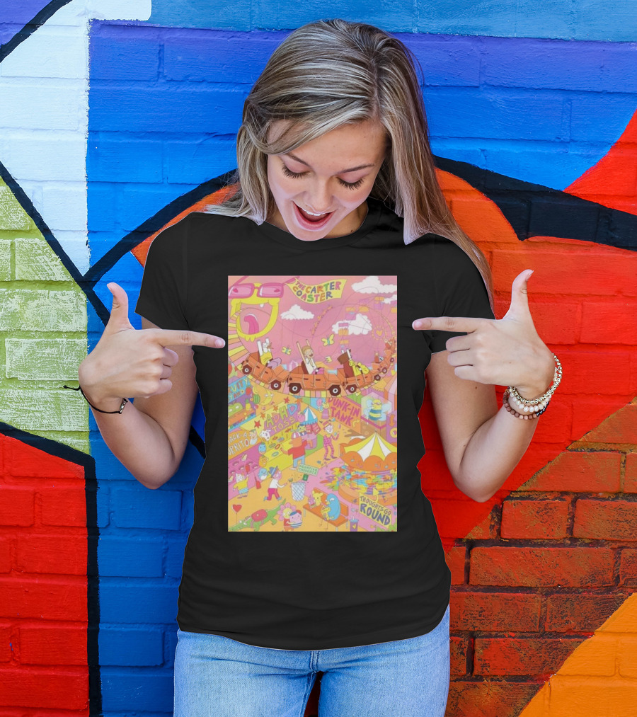 The Carter Coaster Fun Park Adventure ADHD Toss Dunkin Tank Fiesta T-Shirt