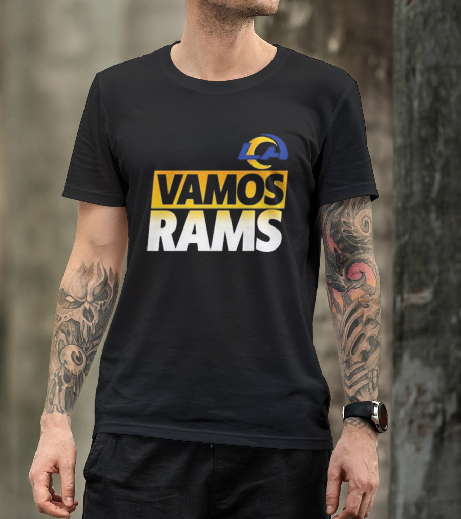 Los Angeles Rams Vamos American Football LA T-Shirt