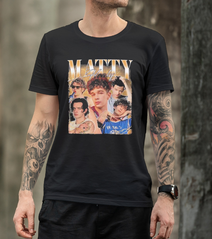 MATTY HEALY Collage Vintage Aesthetic T-Shirt