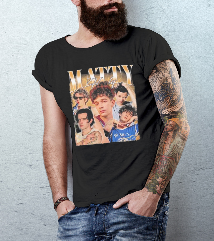 MATTY HEALY Collage Vintage Aesthetic T-Shirt