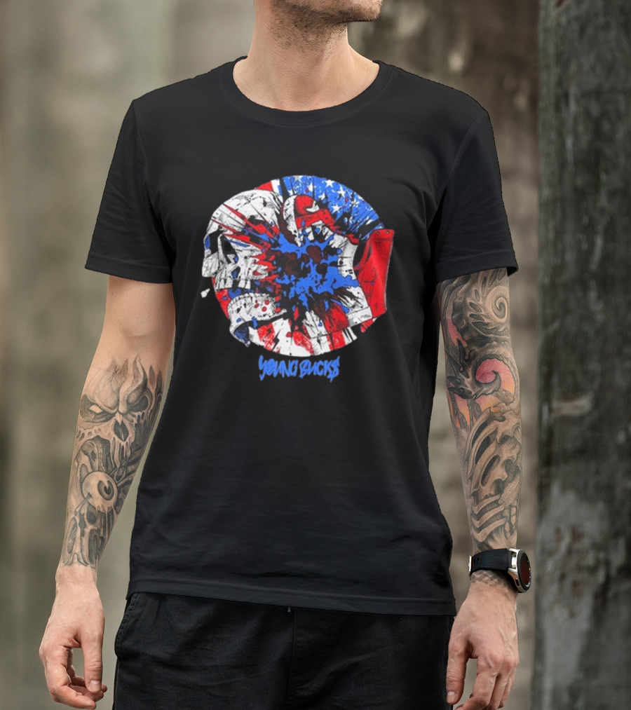 Young Bucks Kickstart Fireworks Explosion T-Shirt