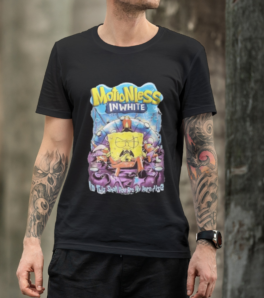 Motionless In White In This Shell You Are My Paradise Spongebob T-Shirt