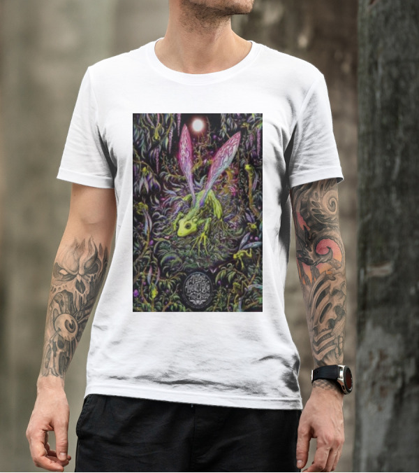 Les Claypool’s Fearless Flying Frog Brigade Psychedelic Creature Art Wheatland T-Shirt