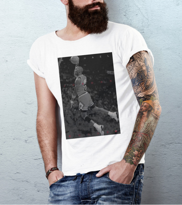 Michael Jordan Chicago Bulls Basketball Legend T-Shirt
