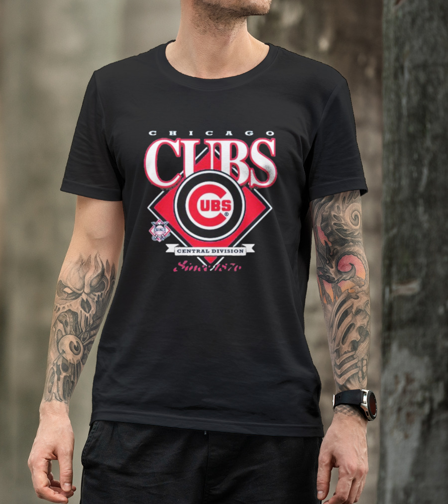 Chicago Cubs Central Division Since 1876 MLB New Era T-Shirt