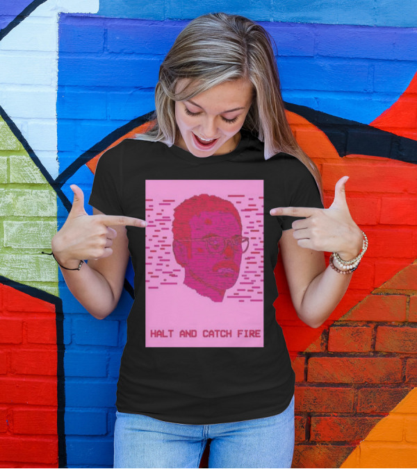 Halt And Catch Fire Retro Pixel T-Shirt