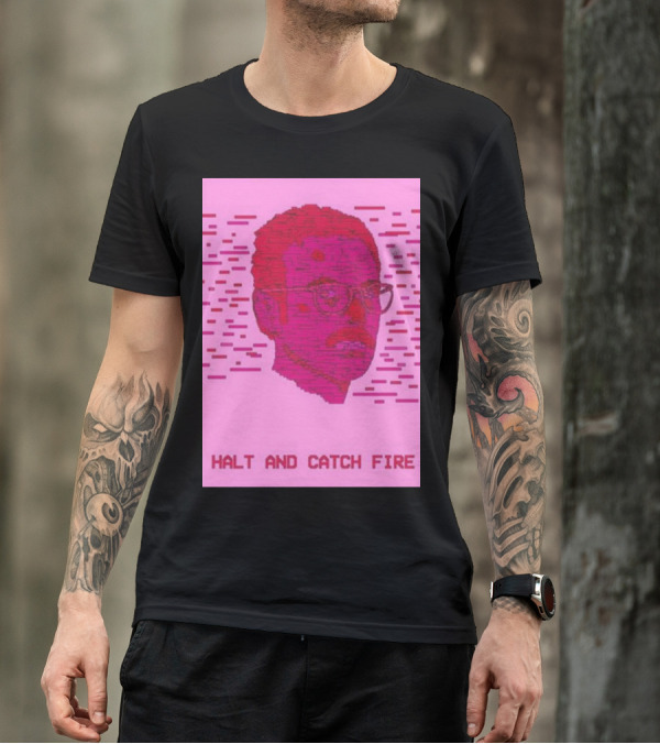 Halt And Catch Fire Retro Pixel T-Shirt