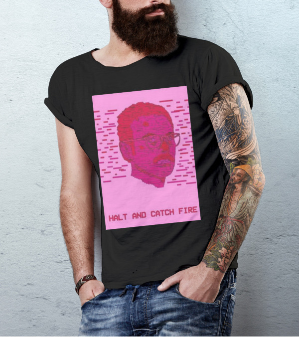 Halt And Catch Fire Retro Pixel T-Shirt