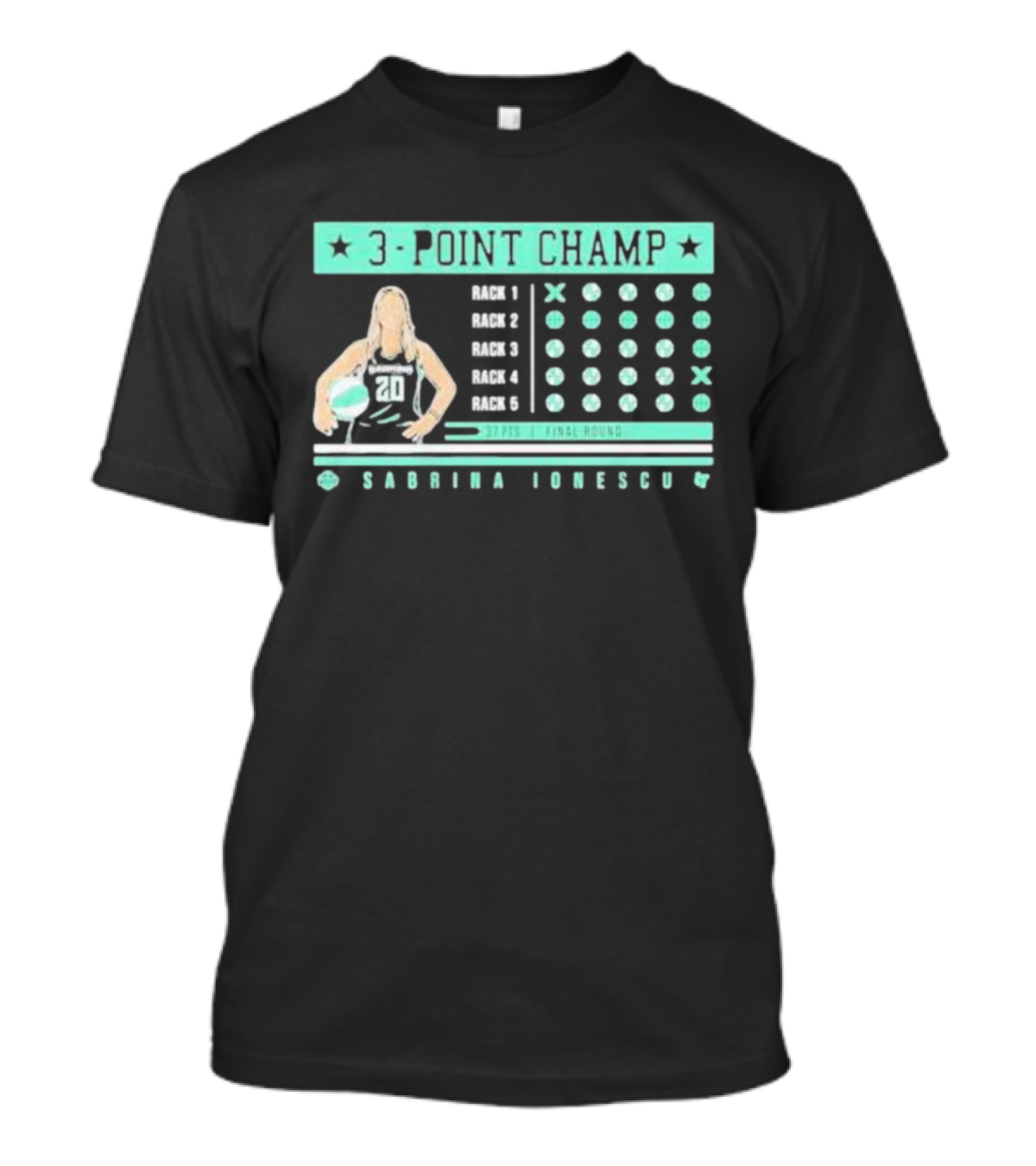 Sabrina Ionescu 3-Point Champ 37 PTS Final Round T-Shirt