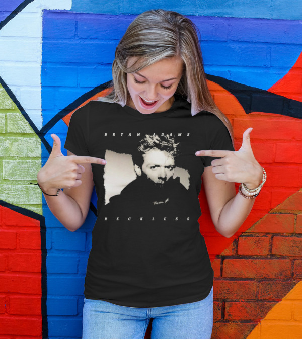 Bryan Adams Reckless Album Cover T-Shirt