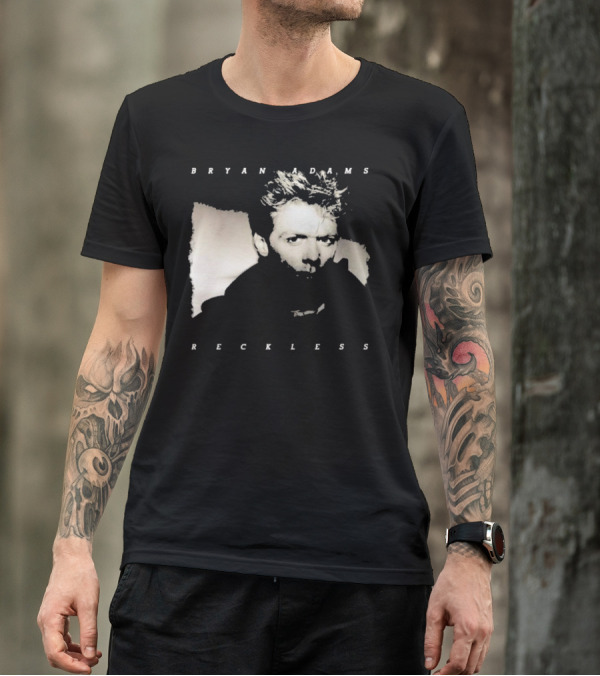 Bryan Adams Reckless Album Cover T-Shirt