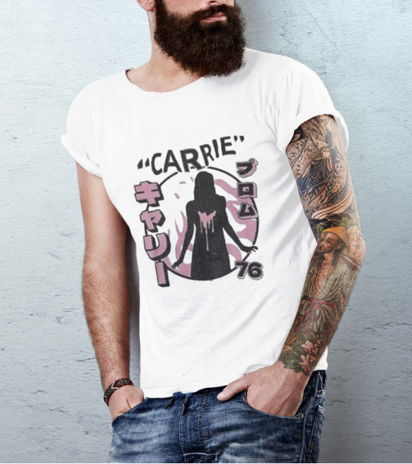 Carrie Prom 76 Japanese Text T-Shirt