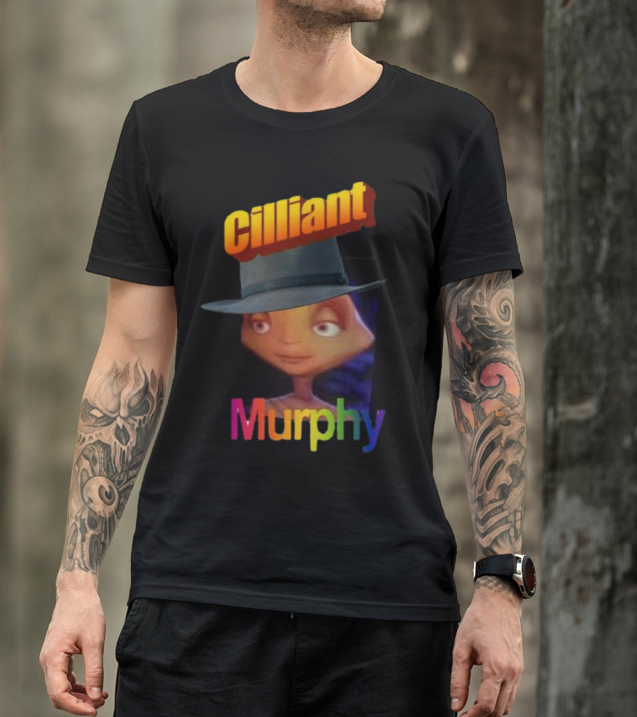 Cilliant Murphy Hat Meme Face T-Shirt