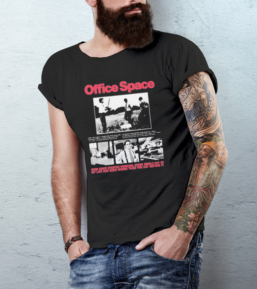 Office Space Movie Bootleg Quote And Scene Montage T-Shirt