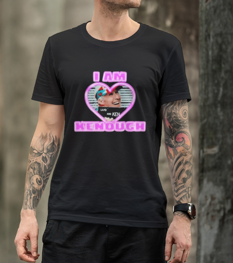Ryan Gosling I Am Kenough Heart Ken Shirt Image T-Shirt