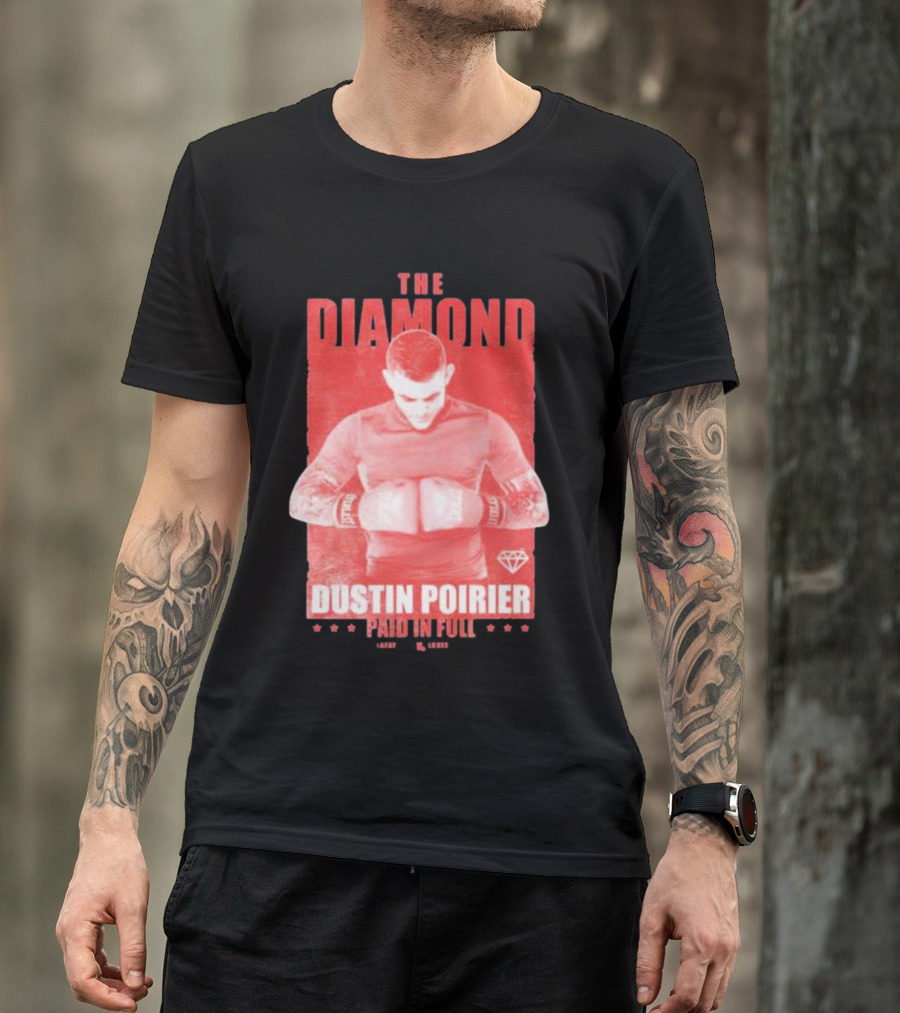 The Diamond Dustin Poirier Paid In Full Diamond Boxing T-Shirt