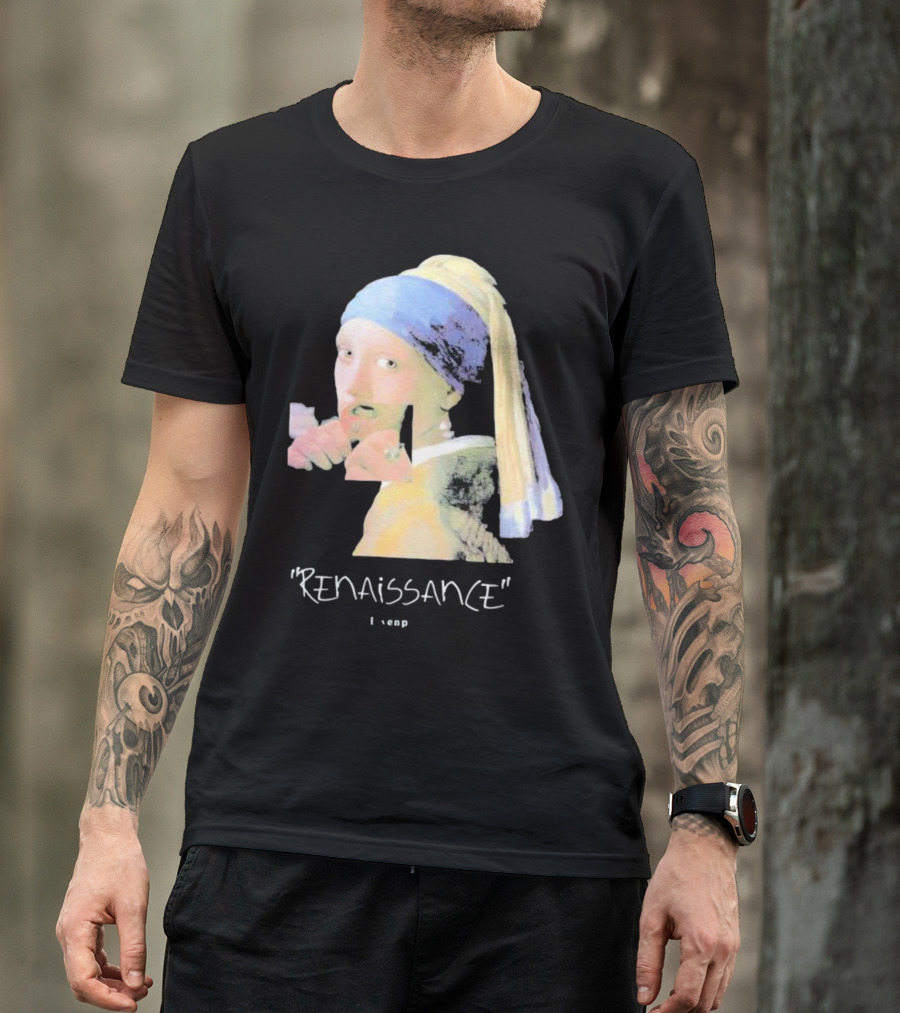Renaissance Girl With A Pearl Earring Eleven Paris Men's T-Shirt