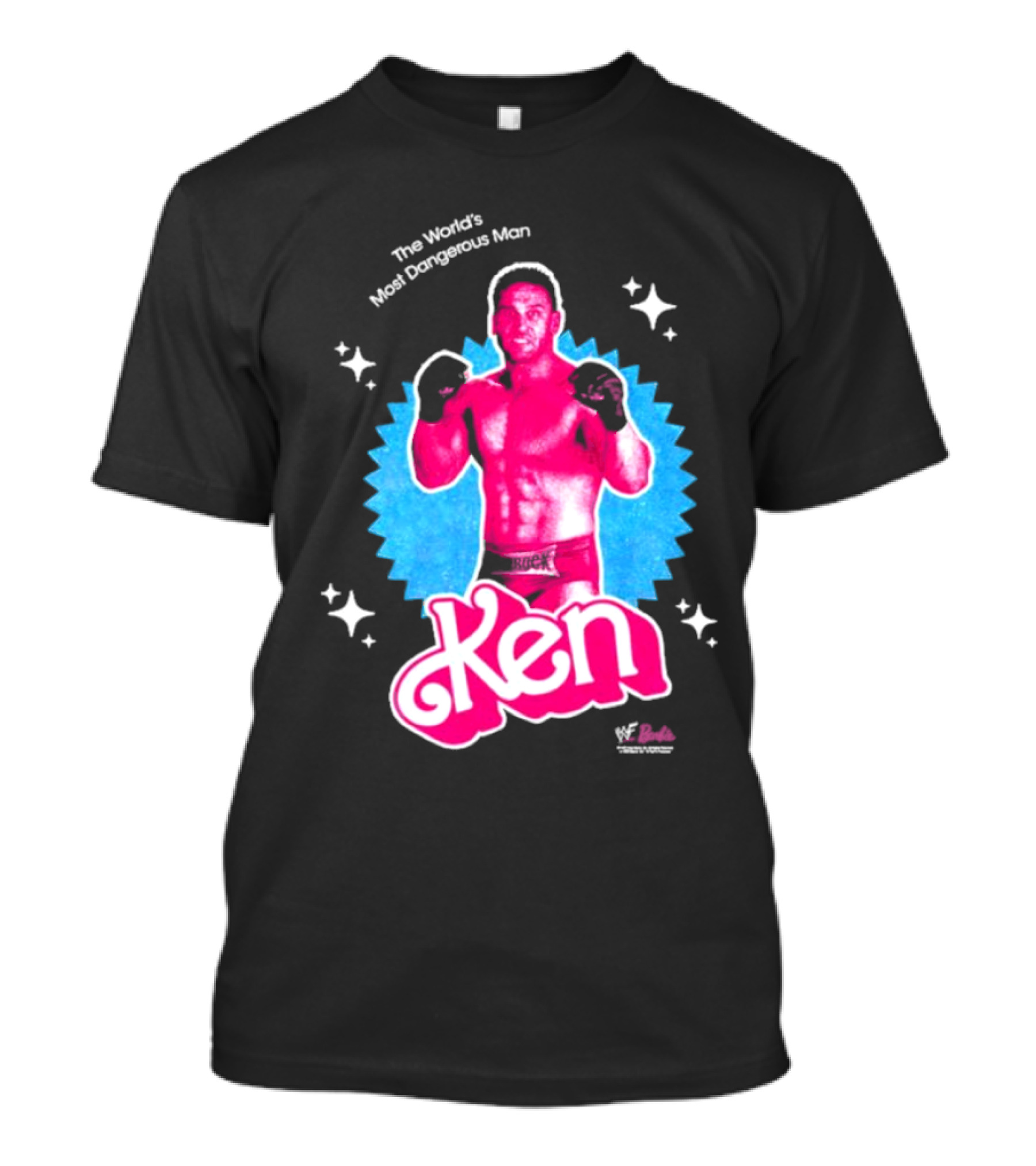 Ken The World's Most Dangerous Man Barbie WWF T-Shirt