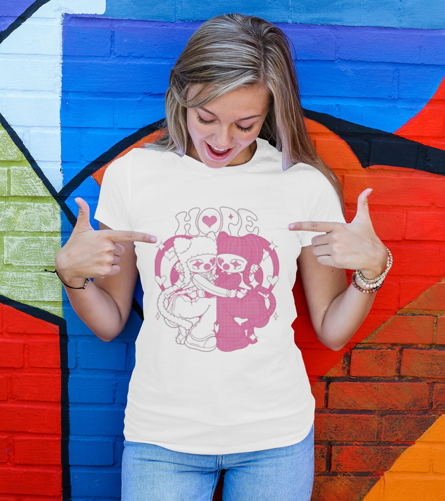 Hope Heart Embrace LizI Grace T-Shirt