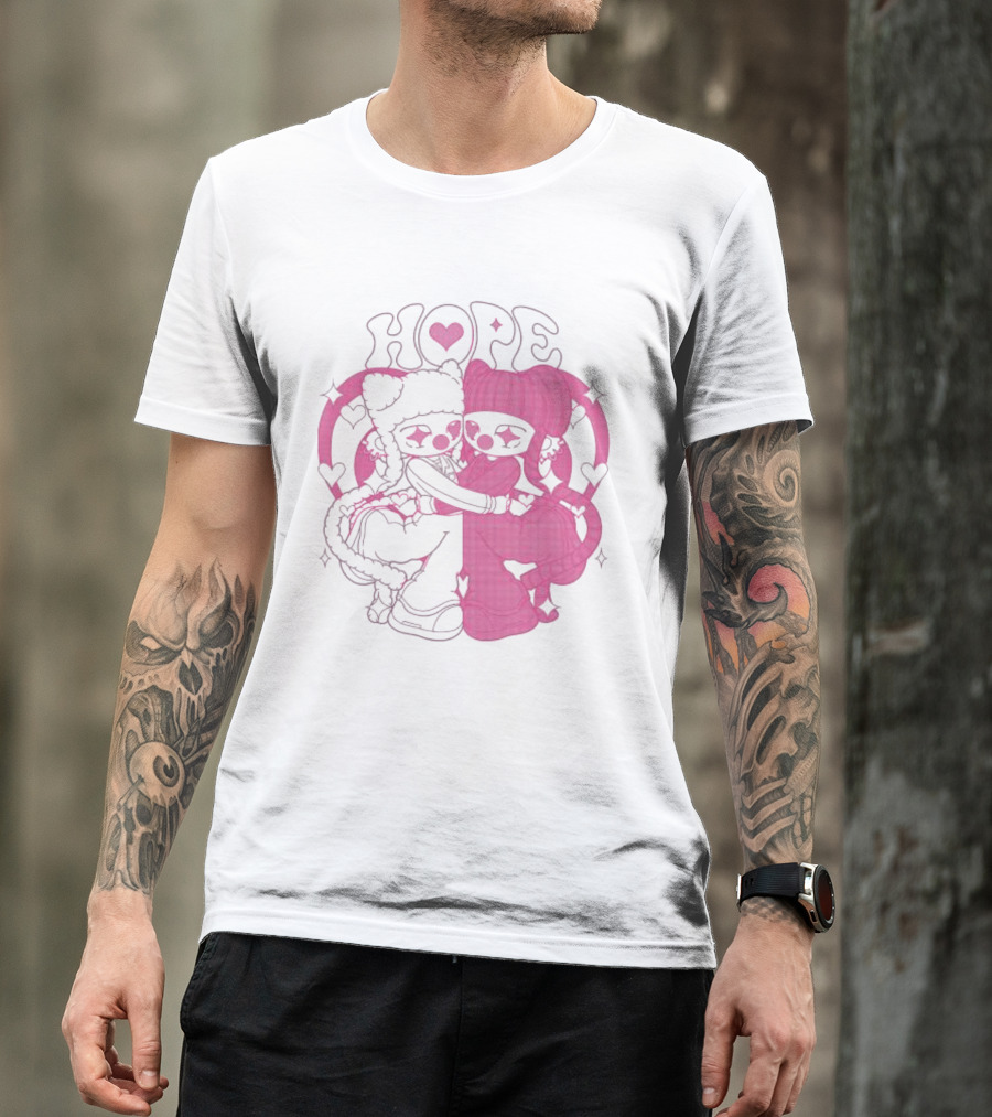 Hope Heart Embrace LizI Grace T-Shirt