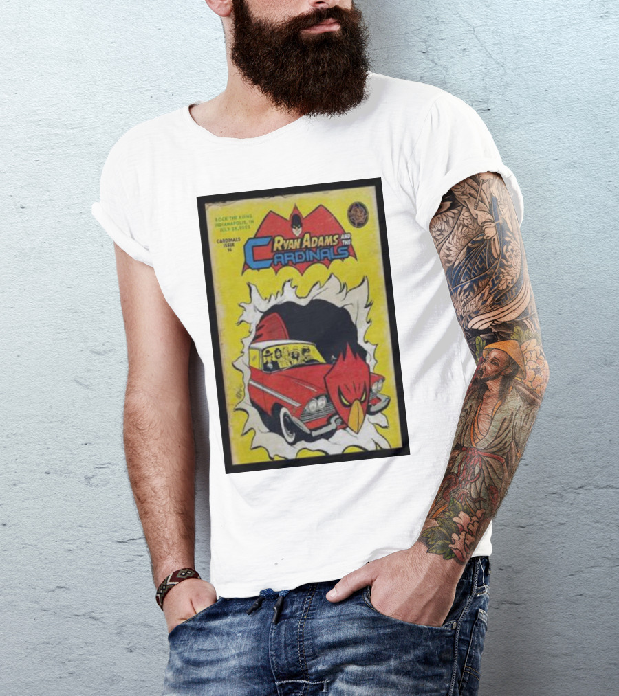 Rock The Ruins Indianapolis July 28 Ryan Adams And The Cardinals Issue 16 Comic T-Shirt