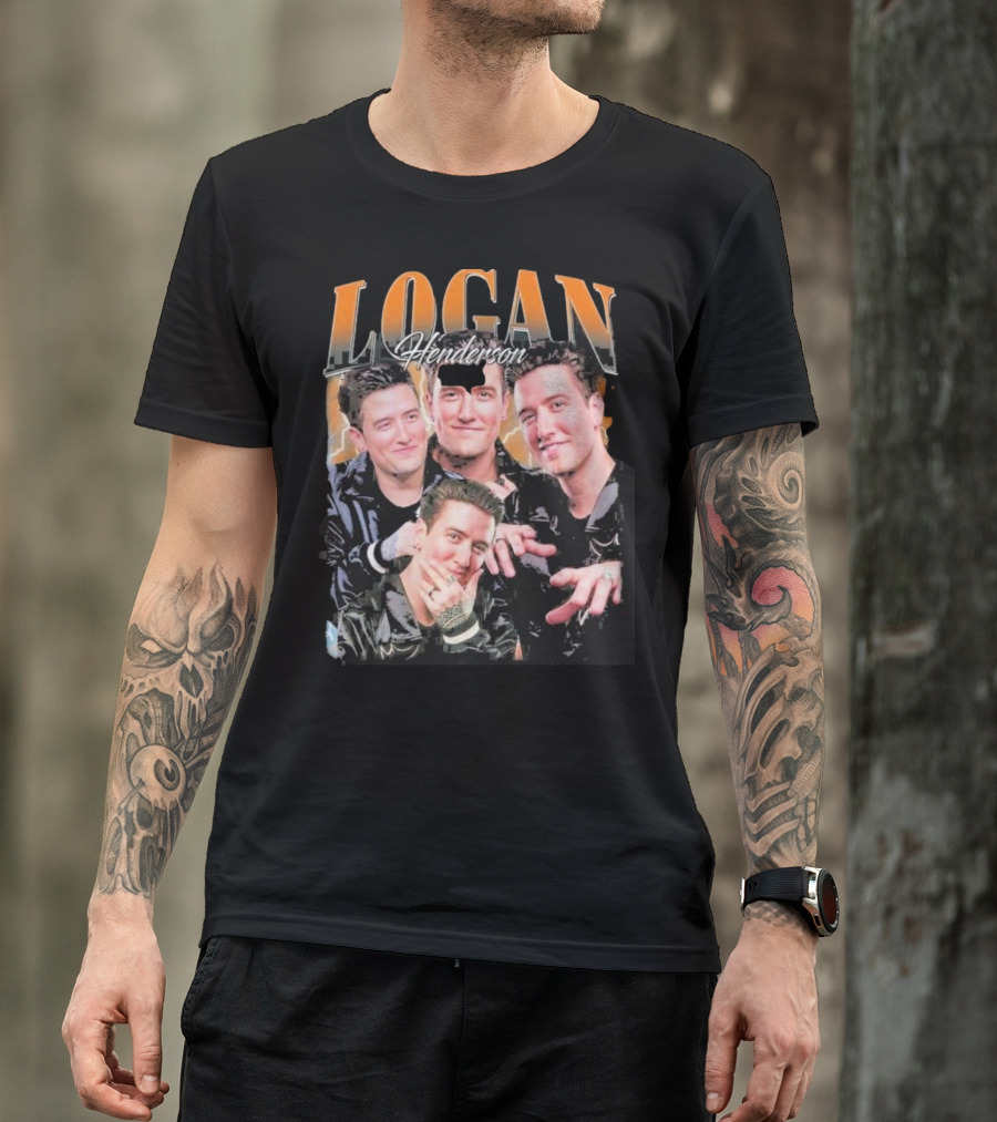 Logan Henderson Vintage And Man T-Shirt