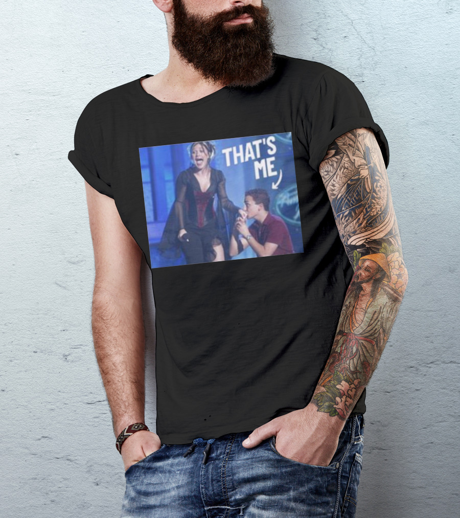 That's Me Iconic Moment Text With Enthusiastic Reaction T-Shirt