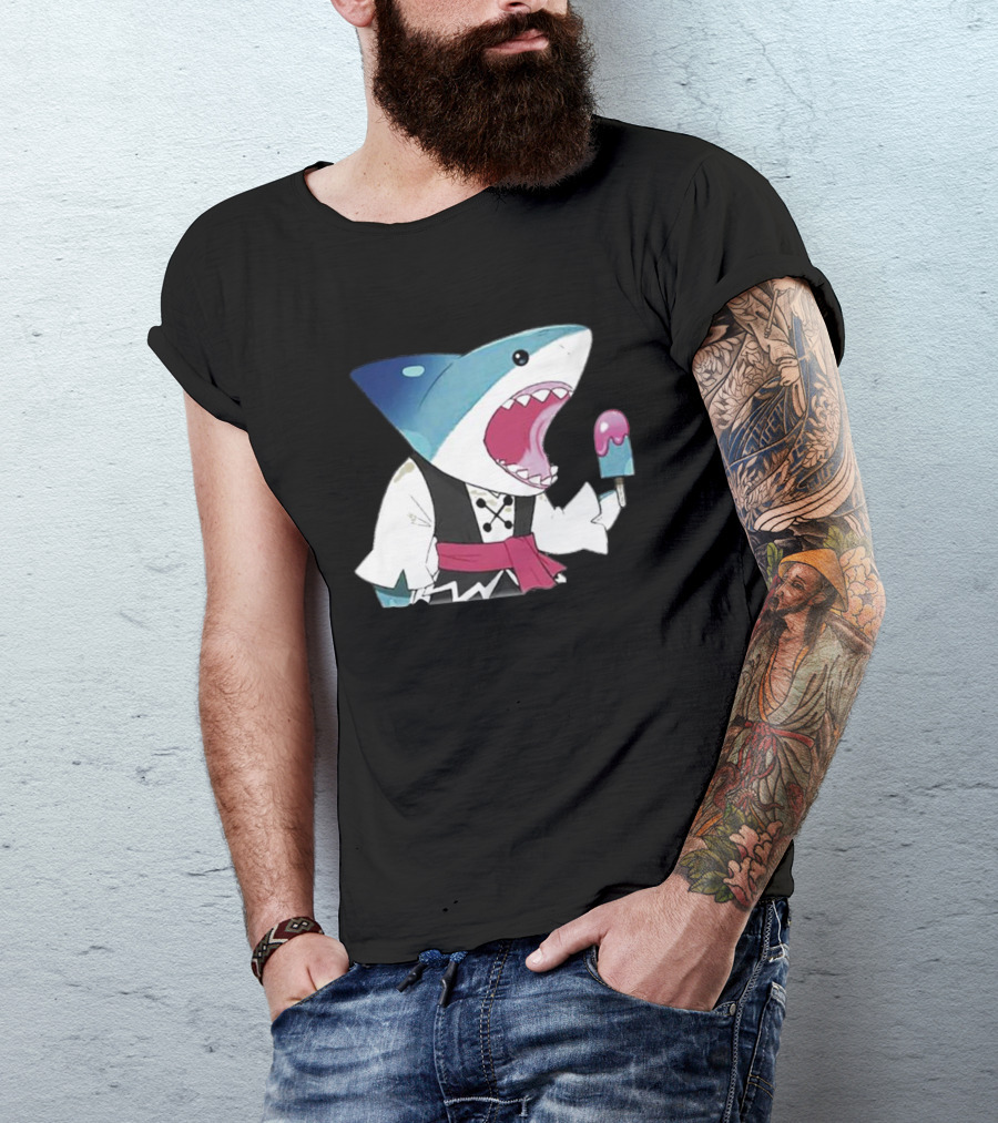 Shroomie Sorbet Shark Cookie Ice Cream Treat T-Shirt