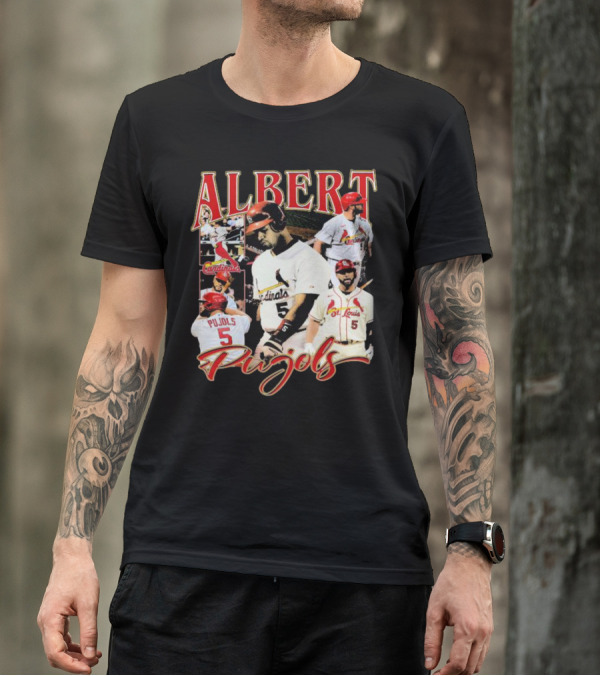 Albert Pujols St. Louis Cardinals Baseball Legend T-Shirt