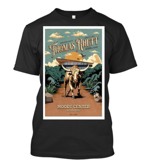 Thomas Rhett Home Team Tour 23 September 8 Moody Center Austin Texas T-Shirt