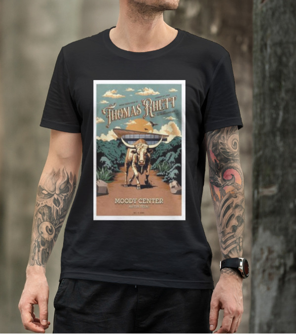 Thomas Rhett Home Team Tour 23 September 8 Moody Center Austin Texas T-Shirt