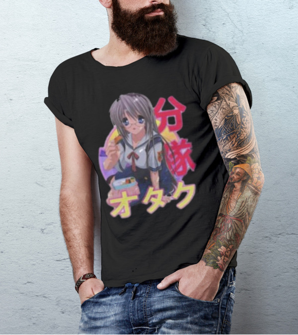 Tomoyo Sakagami Clannad Kuranado Sunset Anime Otaku T-Shirt