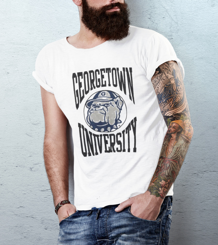 Georgetown University Bulldog Lightweight Crew 3.0 T-Shirt