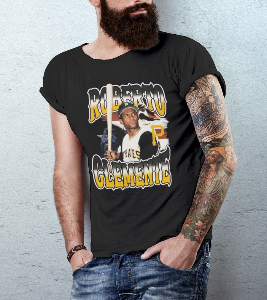 Roberto Clemente Heritage Pittsburgh Pirates Legend T-Shirt