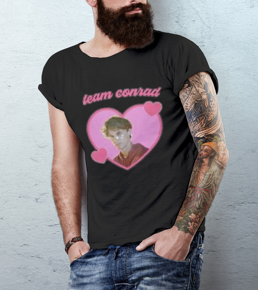 Team Conrad Heart Design Lembrar T-Shirt