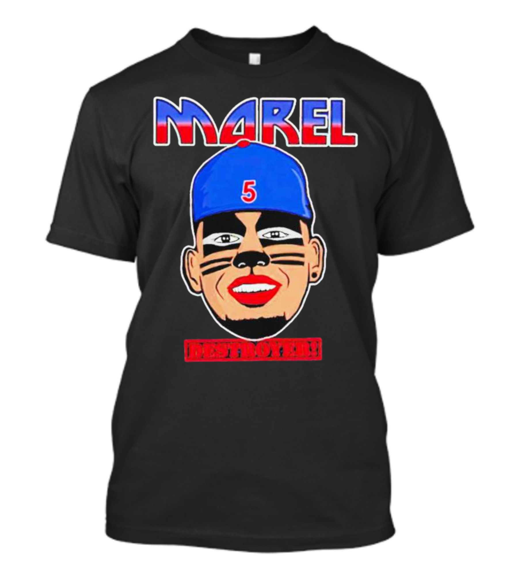Marel Destroyer Number 5 Baseball T-Shirt