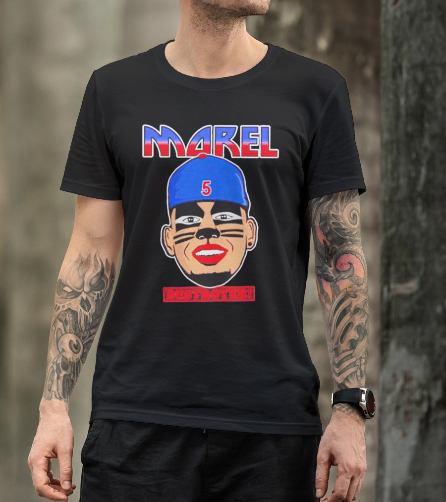 Marel Destroyer Number 5 Baseball T-Shirt