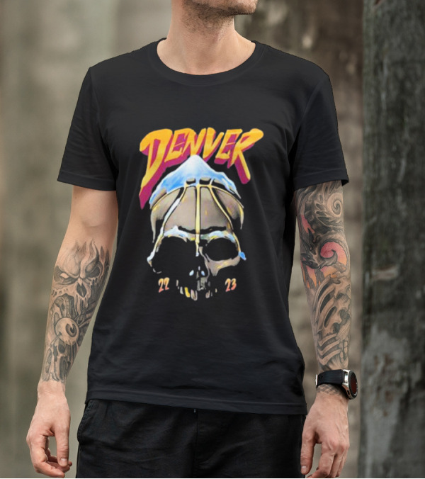 Denver Skull Basketball 22 23 T-Shirt