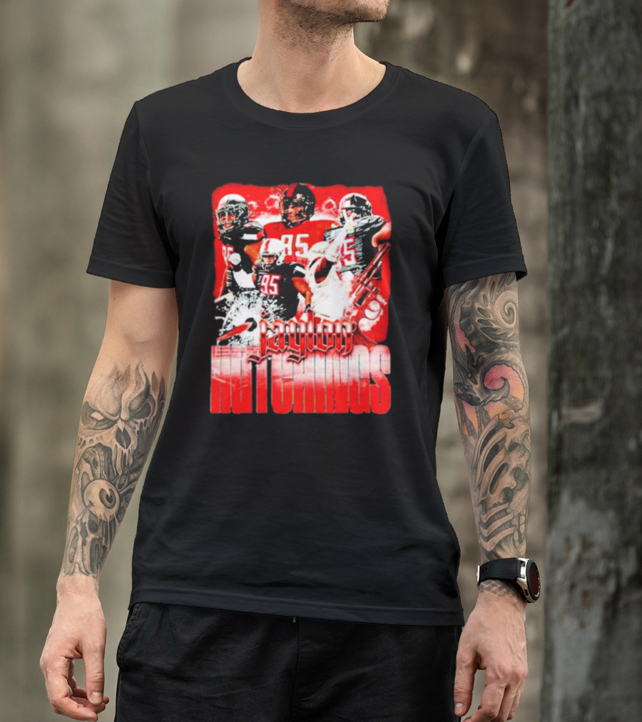 Jaylon Hutchings 95 Red Football Legends T-Shirt