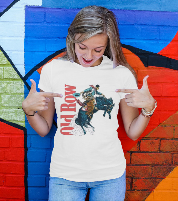 Old Row Cowboy Rodeo Rider Galloping 3.0 T-Shirt