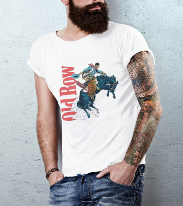 Old Row Cowboy Rodeo Rider Galloping 3.0 T-Shirt