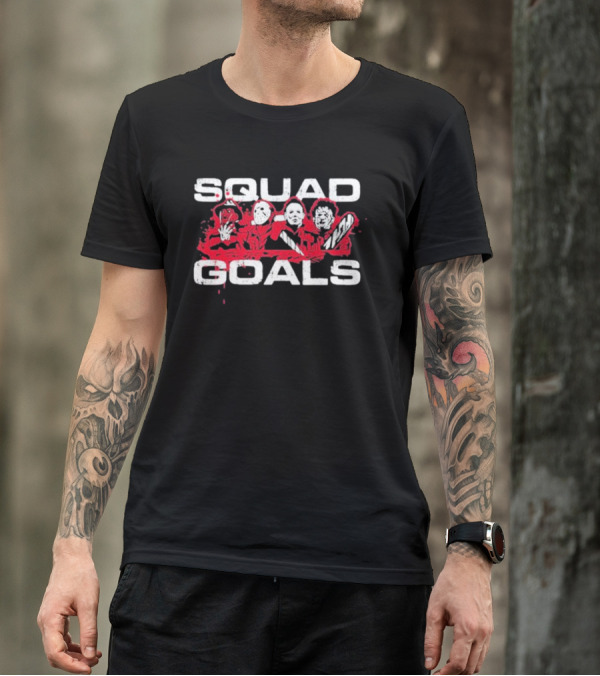 Squad Goals Freddy Jason Michael Leatherface T-Shirt